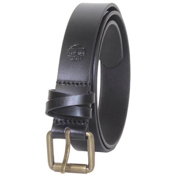 Timberland Women's Cross-Keeper Belt Genuine Leather Casual Jean Black Sz: M